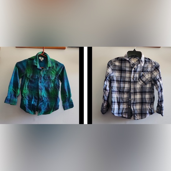Other - Bundle Of Two Plaid Long Sleeves Boys Small